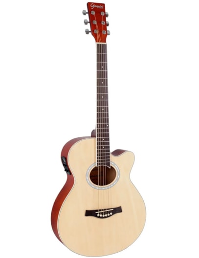 VIOLAO GIANNINI ELETROACUSTICO AÇO NATURAL SATIN GSFID CEQNS 23734