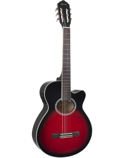VIOLAO GIANNINI ELETROACUSTICO NYLON BROWN REDBURST GNFID CEQBRB 23738