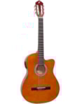 VIOLÃO GIANNINI FLAT ELETROACUSTICO NYLON NF14 CEQ N NATURAL 21868