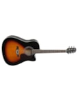 VIOLÃO GIANNINI FOLK CUTAWAY ELETROACUSTICO SUNBURST GF1RCEQ3TS 21857