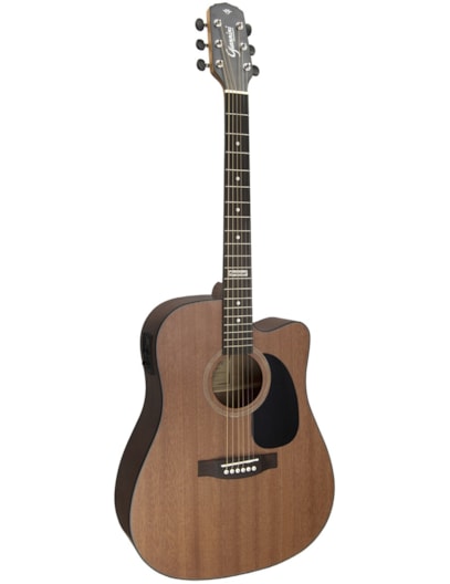 VIOLÃO GIANNINI FOLK CUTWAY ELETROACUSTICO AÇO WALNUT SATIN
