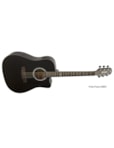 VIOLÃO GIANNINI FOLK ELETRICO AÇO SATIN BLACK GF1D CEQSBK