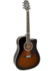 VIOLÃO GIANNINI FOLK ELETRICO AÇO SUNBURST GF1D CEQ 3TS 22902