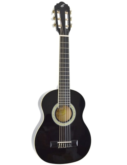 VIOLÃO GIANNINI INFANTIL 30 NAILON PRETO 1/4 NR BK