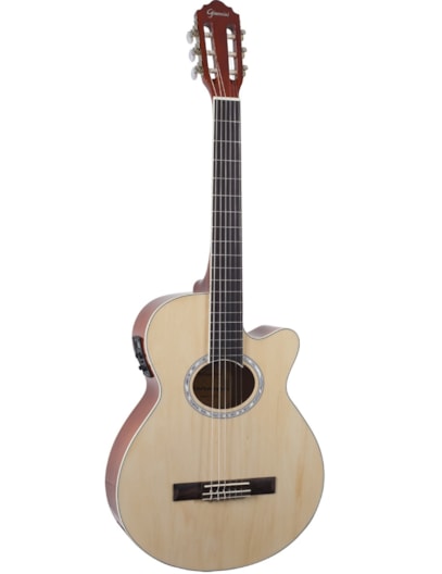 VIOLÃO GIANNINI NATURAL ELETROACUSTICO NAILON GNF1R CEQ NS
