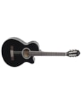VIOLÃO GIANNINI PRETO ELETROACUSTICO NAILON GNF1R CEQ BK 22386