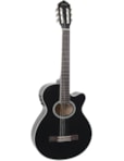 VIOLÃO GIANNINI PRETO ELETROACUSTICO NAILON GNF1R CEQ BK 22386