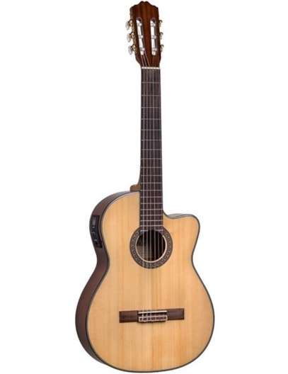 VIOLÃO PHOENIX CLASSICO CUTWAY ELETRICO NATURAL FOSCO NL39LCNS