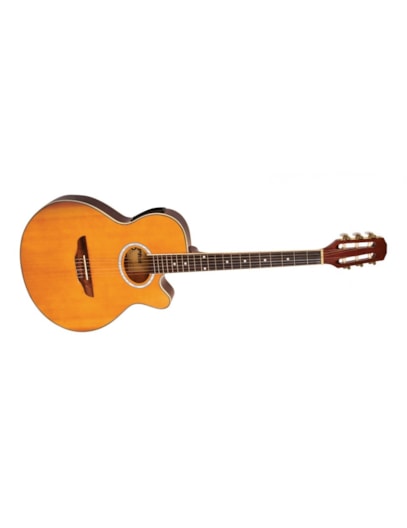VIOLÃO PHOENIX CUTWAY ELETRICO ATIVO NYLON FTN35NL NATURAL C/AFINADOR