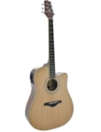 VIOLÃO PHOENIX J WHITE ANATOMICO FOLK 01 CUTAWAY NATURAL AHD01EQ NA