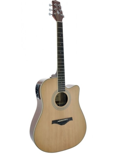 VIOLÃO PHOENIX J WHITE ANATOMICO FOLK 01 CUTAWAY NATURAL AHD01EQ NA