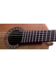 VIOLÃO ROZINI CUSTOM CLASSICO ATIVA NATURAL FOSCO TAMPO EM CEDRO RX230ATFCD 2587
