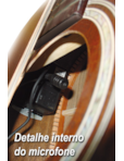 VIOLÃO ROZINI FLAT CANHOTO ELETRICO ATIVO ACO FOSCO RX516ATF