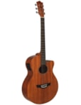 VIOLÃO TAGIMA DALLAS ELETRICO ATIVO AÇO NATURAL MAHOGANY C/ AFINADOR