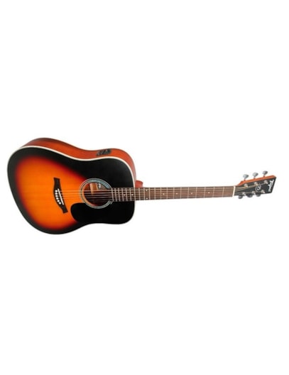 VIOLÃO TAGIMA ELETRICO ACUSTICO AÇO SUNBURST TW25DS