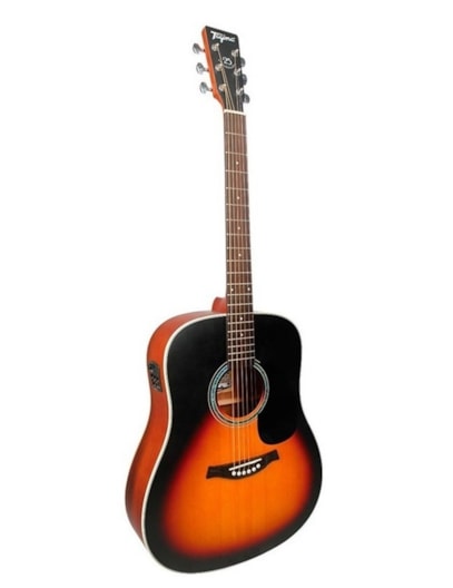 VIOLÃO TAGIMA ELETRICO ACUSTICO AÇO SUNBURST TW25DS