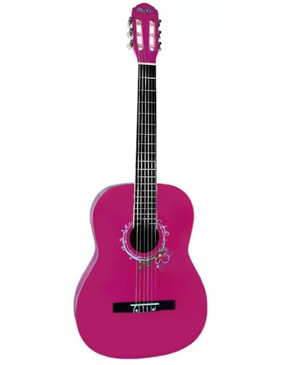 VIOLAO TAGIMA MEMPHIS CLASSICO ACUSTICO NYLON ROSA AC39PK