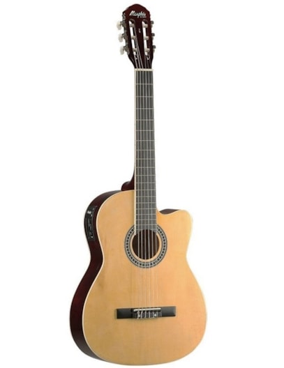 VIOLÃO TAGIMA MEMPHIS CLASSICO ELETRICO NYLON NATURAL AC60NT