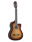 VIOLÃO TAGIMA MEMPHIS CLASSICO ELETRICO NYLON SUNBURST AC60SB