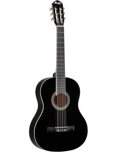 VIOLÃO TAGIMA MEMPHIS ELETRICO NYLON PRETO AC60BK