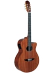VIOLÃO TAGIMA VEGAS ELETRICO ATIVO NYLON NATURAL MAHOGANY NM C/AFINADOR