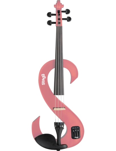 VIOLINO STAGG ELETRICO 4/4 PK EVN4/4PK/C